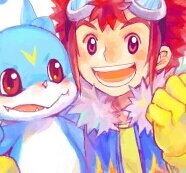 Davis here! I'm one of the digidestened that holds two eggs! The embodiment Courage and Friendship with my partner Veemon! (RP)