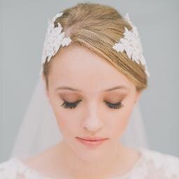 ...beautifully handmade veils and headpieces. I'm pretty good with a needle and thread.