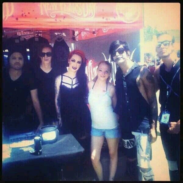 Favorite bands: New Years Day, Blood On The Dance Floor, Black Veil Brides, The Relapse Symphony and Sleeping With Sirens!