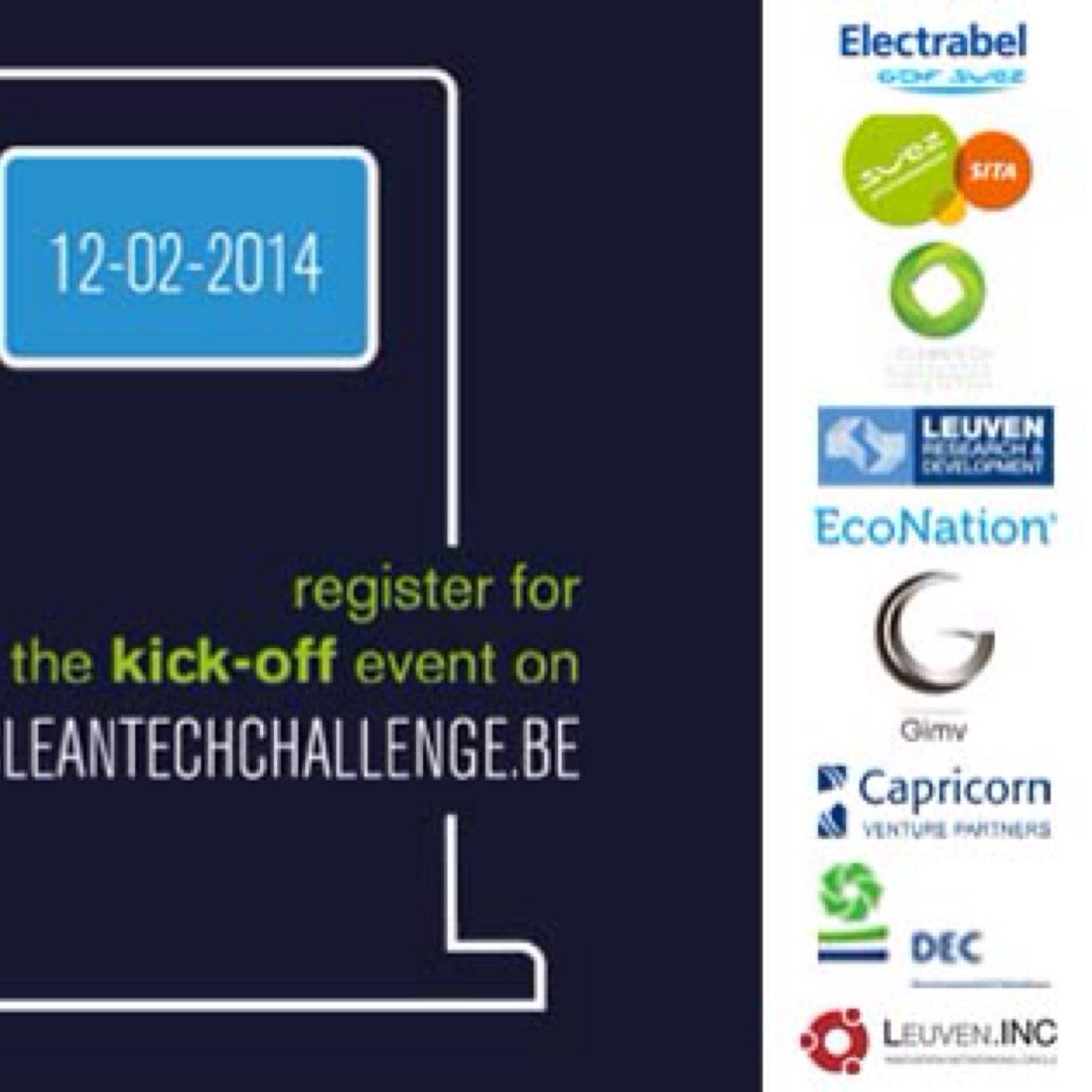National ideacompetition about clean technology with a focus on businessplan and innovation for masters, MBA and PhD's. Win 5000 euros and a trip to Londen!