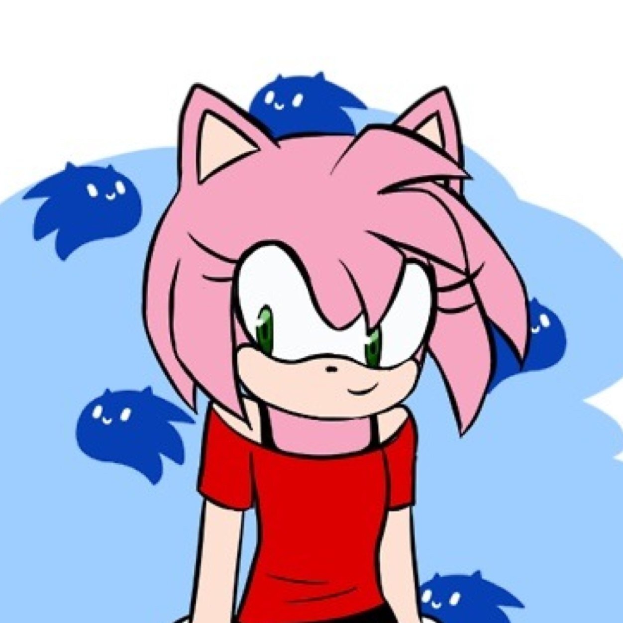 I'm just that normal pink puff, Amy Rose~! Anything fun, adventurous, and Blue~ is my love ((RP Mature))