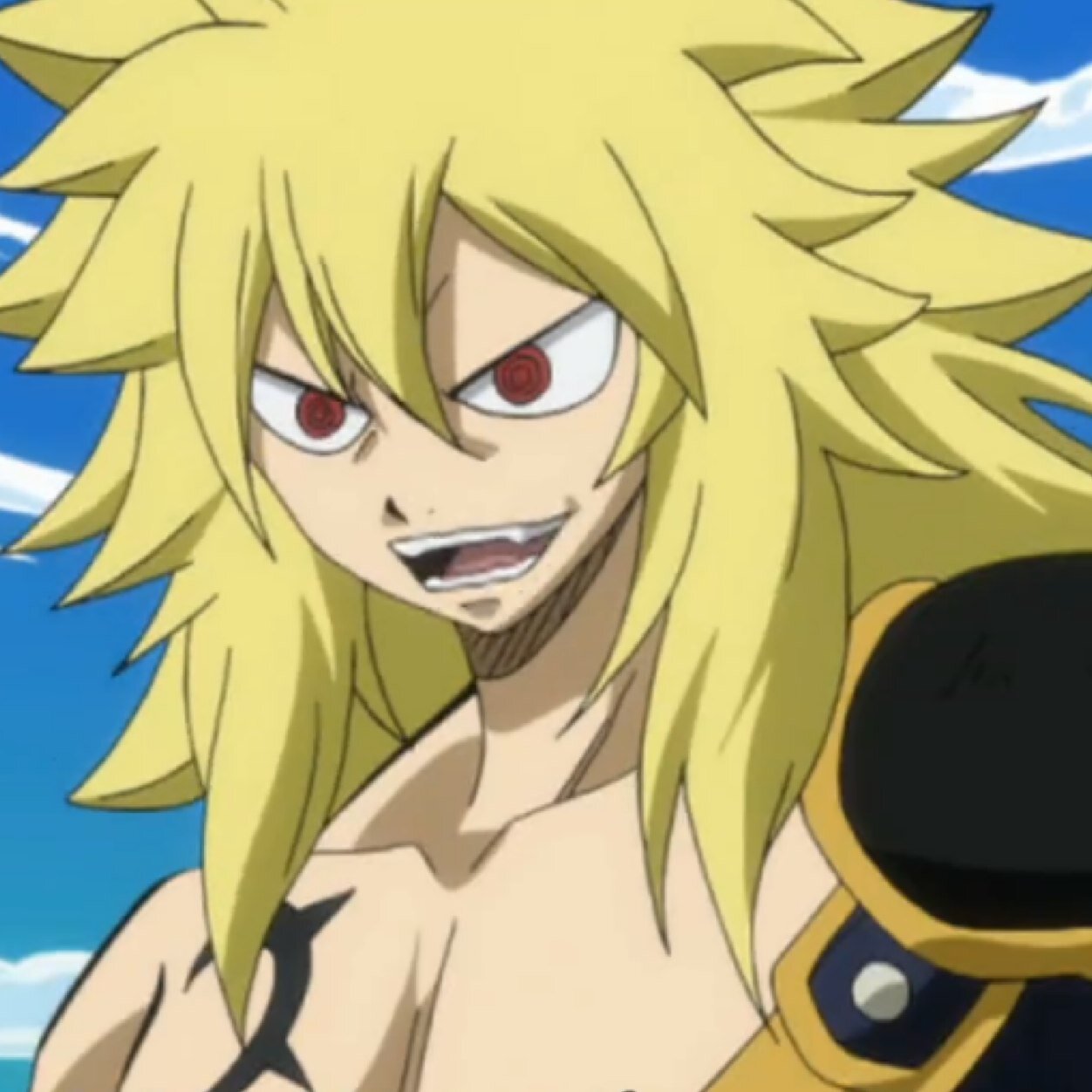 Hehehe, don't you know not to mess with a God Slayer? You better keep away, or else you might get burnt.