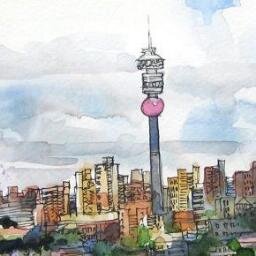 Discovering the city and surrounds with pens and brushes - started Joburg Sketchers group who draw together twice a month.