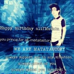Always support @Alifmatata the vocalis of @RemainsAlive ♥ || #Matatastory Resmi + Followed @alifmatata 31-10-13 and Aniv (22-10-2013) ADMIN (@dewikurniiaaa)