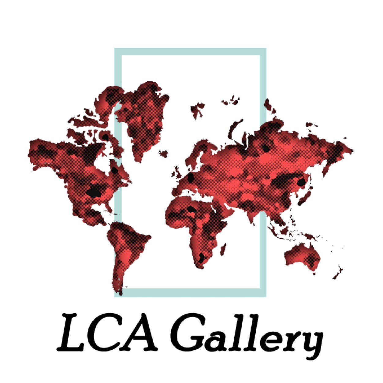 Modern art gallery. Unique paintworks. Lowcost concept. Bringing original art to every home.