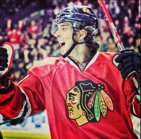 Chicago Blackhawks Center #37 Started from the bottom now I'm here. (again)