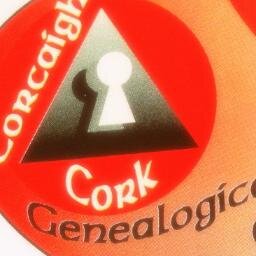 Cork Genealogical Society serves Cork City & County. We have local and worldwide members. Check our website. Join Us!