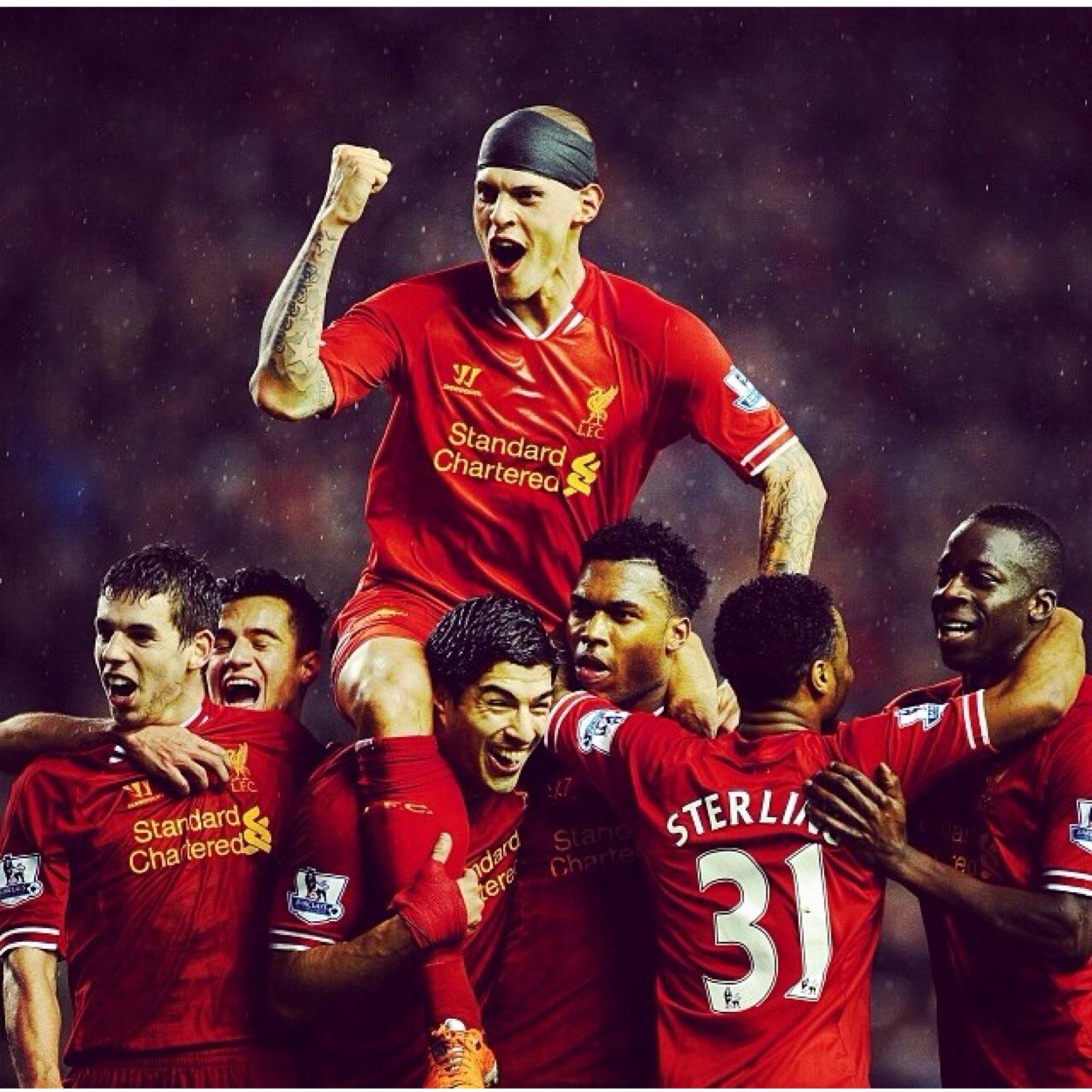 We won it 5 times, we won it 5 times, in Istanbul, WE WON IT 5 TIMES! 
#LFCFamily