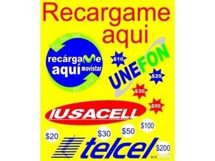 RECARGA Y GANA.SIN COMISIONES Y PARTICIPA POR INCREÍBLES REGALOS Y PROMOCIONES. TE GUSTARÍA VENDER RECARGAS? GANAR COMISIONES, EN DONDE QUIERAS SIN INVERTIR.