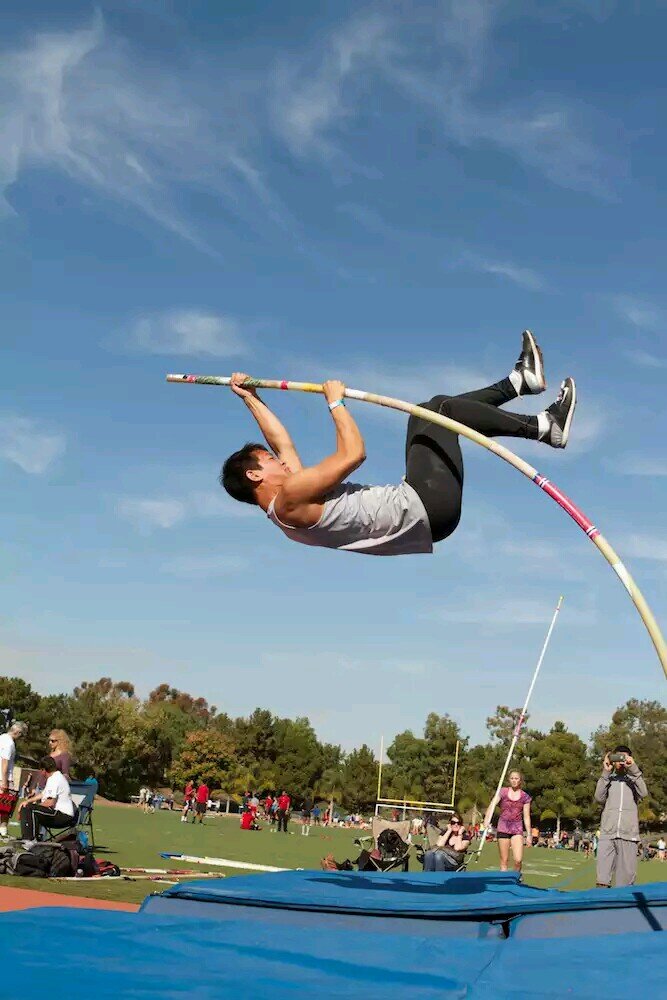 Urbana MD ---- Fountain Valley CA Pole Vaulter AP 2D Art instagram:the_photo_bomb