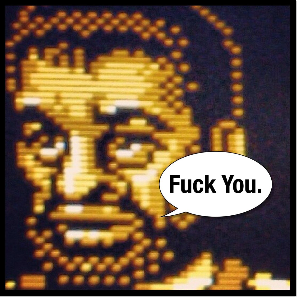 Fucking follow or fucking don't. I might fucking follow back, most likely I fucking won't. Also, I'm a fucking elitist, so fuck you. Zero, yet many, fucks given