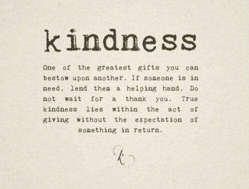 Inspiring people to be kind one small act at a time!