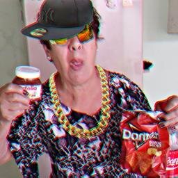 uma vó bem loka.