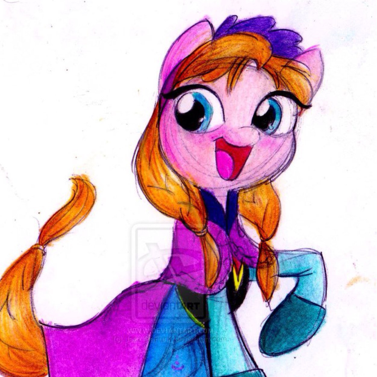 mlp_PrAnna's profile picture. I'm Queen Elsa's younger sister, and the princess of Arendelle. But just call me Anna! You're lucky it's just me! And nice to meet you!