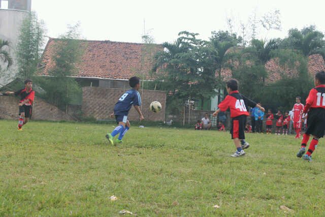 Junior player football satria FC