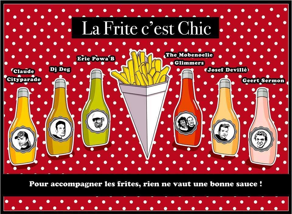 Hey voila , le flyer de notre  radio & émission La Frite C'est Cic animée par Julia Kiss.