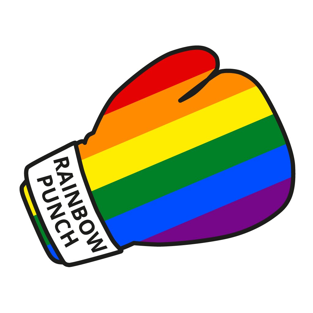 The Rainbow Punch is a global symbol of free sexual expression:
A punch for awareness, for acceptance and for the striving for sexual equality!
