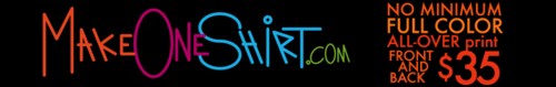 makeoneshirt's profile picture. Custom T-Shirts that you design! http://t.co/OINr2g2495