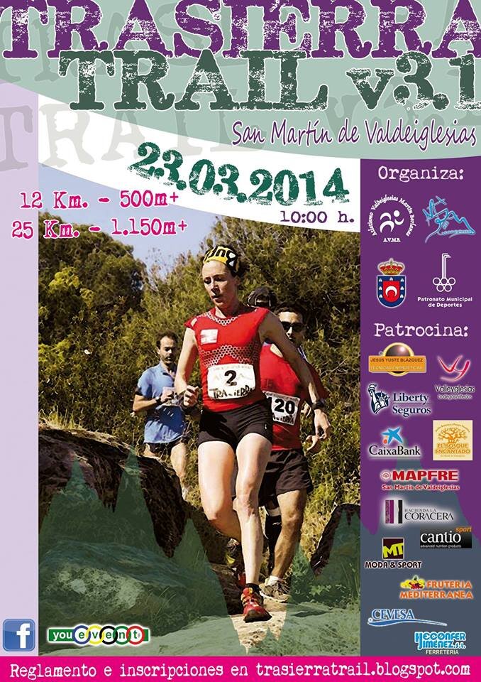 TrasierraTrail's profile picture. 25km/D1150m+ 12km/D500m+ 23/03/2014