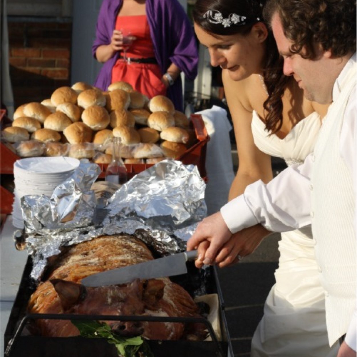 Amazing real hog roast supplier. Weddings, parties, village fete, festivals and more.