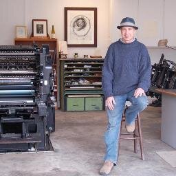 Producing fine press books, stationary and broadsides in Ojai, California.