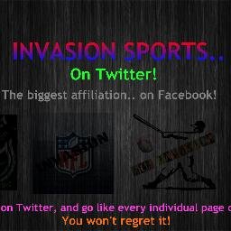 This account is for all of the Invasion pages: NBA, NHL, MLB, MiLB, NFL, & WNBA Invasion! SO, go tell your friends to follow us & like us on FB! #InvasionSports