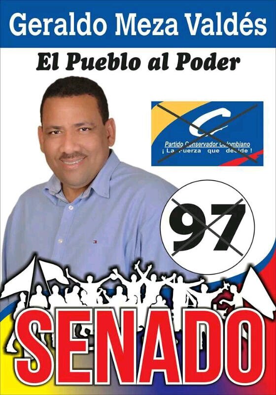 ACCION POPULAR CALARCA CON GERALDO MEZA VALDES AL SENADO