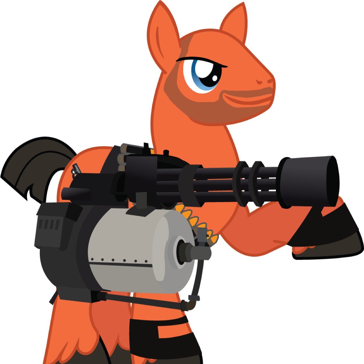 I am heavy weapons guy…and dis is my weapon. Ssp: @mlp_Saroni