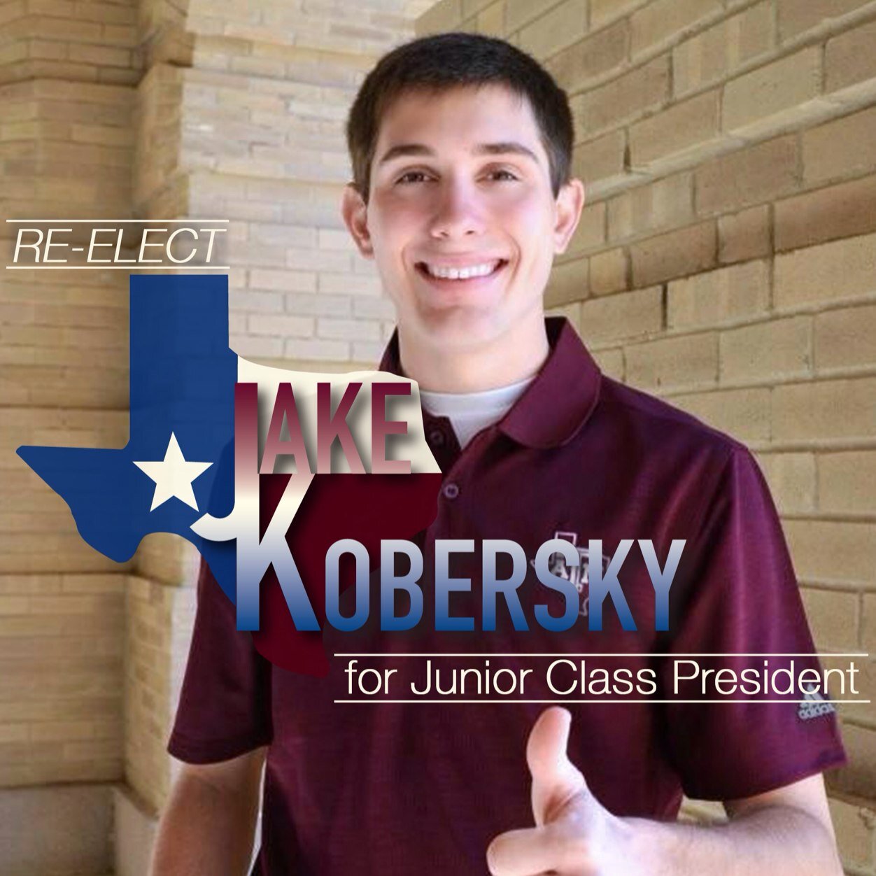 The official twitter feed of Jake Kobersky's re-election bid for Class of 2016 President at Texas A&M University. Gig 'em!