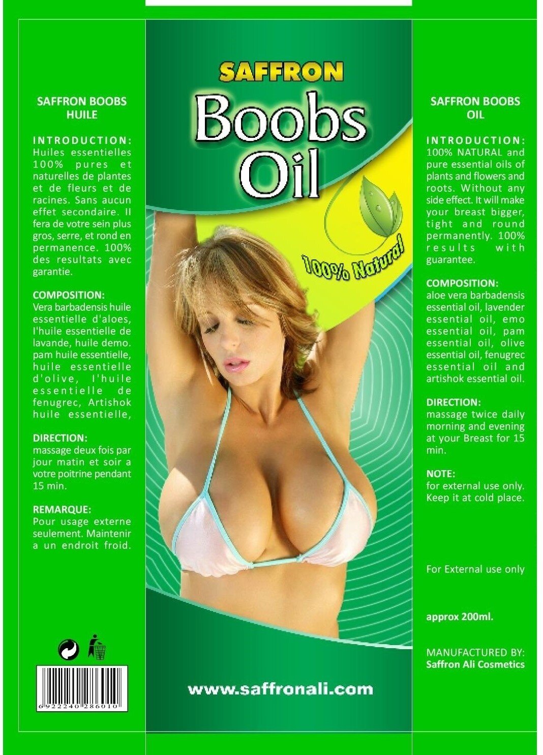 we sell essential oil for boobs, booty and dick. contact +261331479379