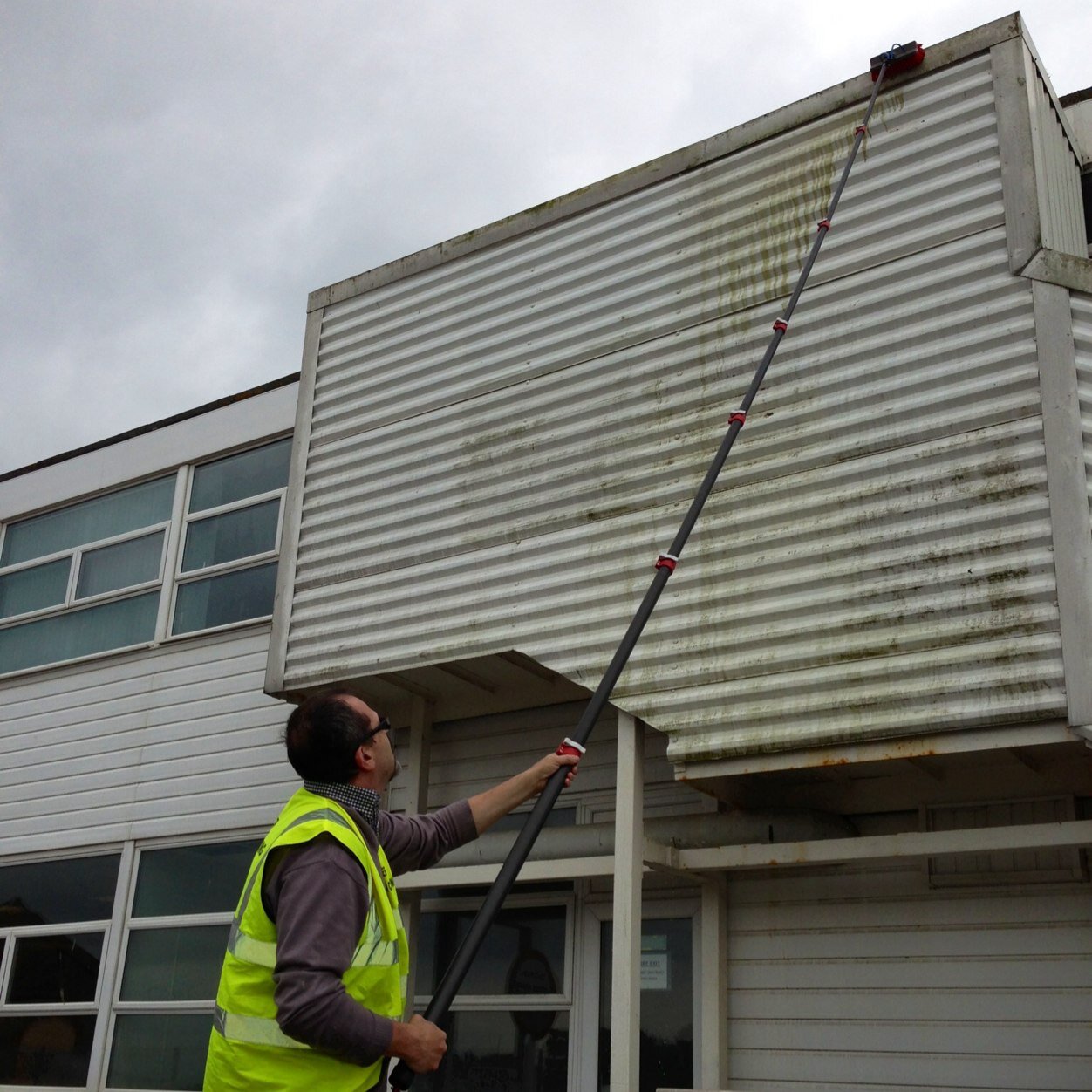 Sussex based Professional Commercial window cleaning using latest pure water fed pole and traditional methods 07904 072781