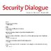 Security Dialogue (@SecDialogue) Twitter profile photo