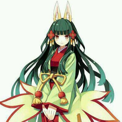 I'm Tsubaki a Fox Spirit and a Vassal  .... I serve my Young Master Kanata ( @DDKKanata )