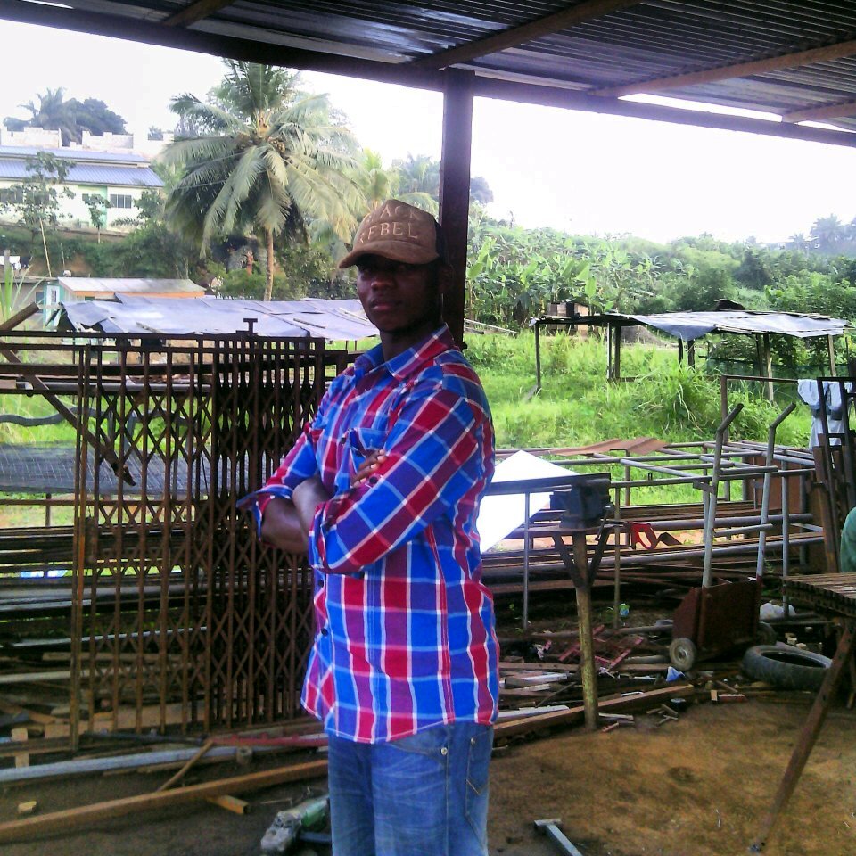C.E.O  and FOUNDER of K_NYAMEKYE METAL WORKS CO.Ltd.We do industrial welding,;both electric n gas.fabricates billboards, store gates, etc.BBM pin is 7A70D581