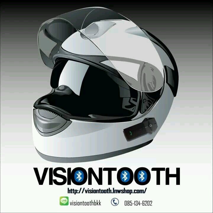 VisiontoothBkk's profile picture. ยินดีต้อนรับทุกท่านเข้าสู่ VisionTooth
เราเป็นผู้นำเข้า บลูทูธหมวกกันน็อค 
ในราคา ที่ถูกที่สุด
