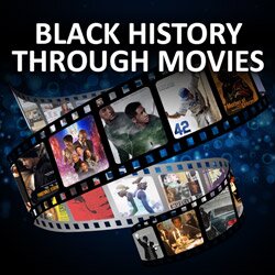 BlackHistoryThroughMovies: A Celebration of AA Culture Through Film! WATCH a-list celebs,  ANSWER BHM trivia and Share 4 chance to win a trip to the BET Awards.