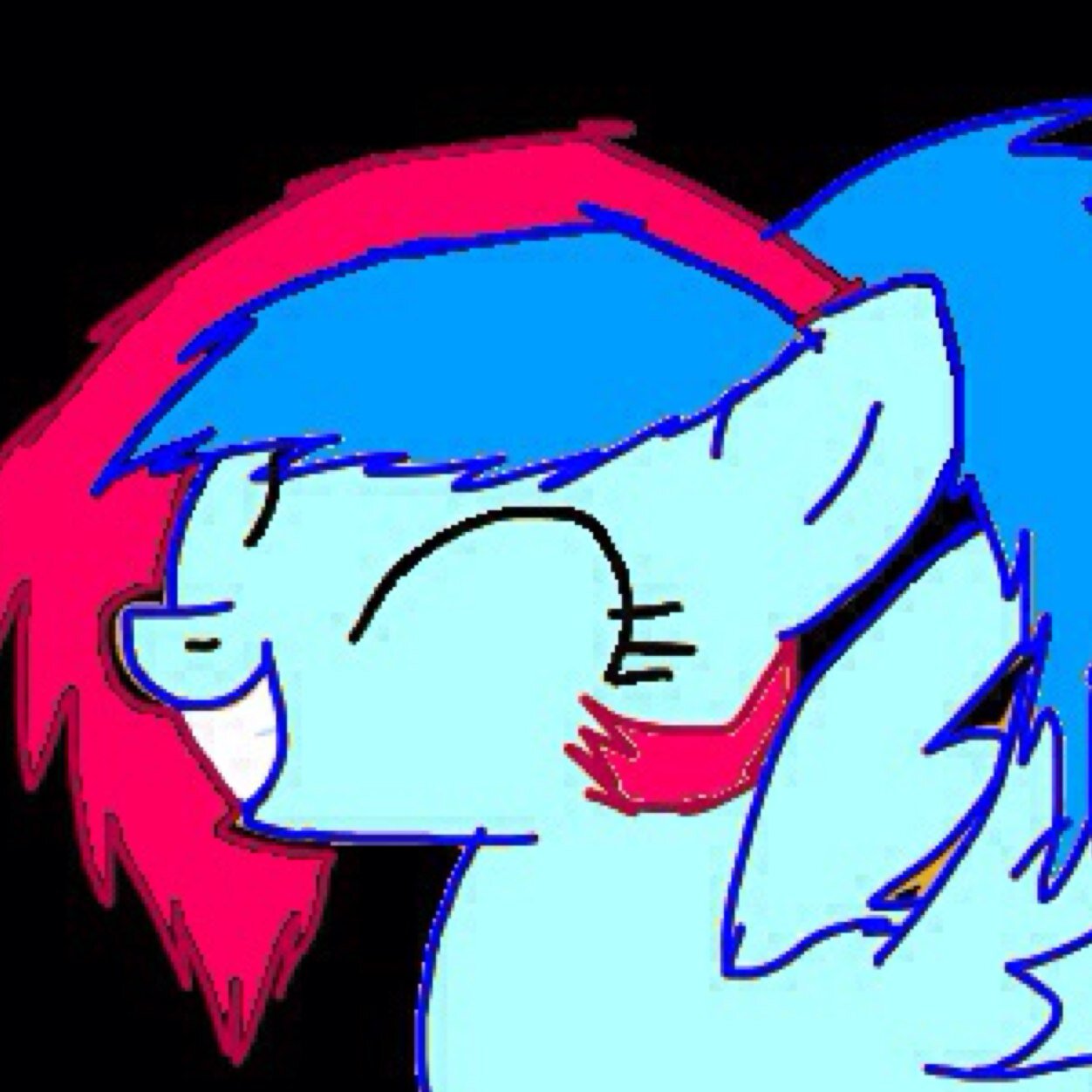 Im a pegasi who loves to be athletic but also loves to ROCK OUT! Chat me up, im always willing to listen to a friend! (Dating @mlp_FlareDasher)