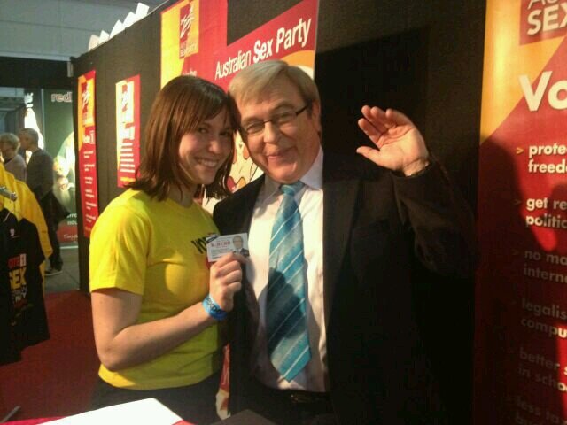 Tweeting from within the Australian Sex Party inner sanctum