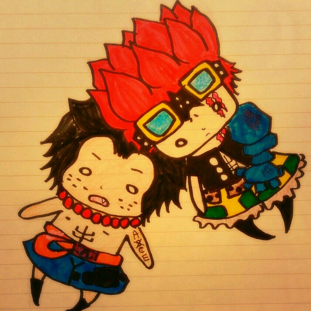 エース、キッドらぶたあああん(´・ω・｀)♡      エース垢「@ace_laab0101」