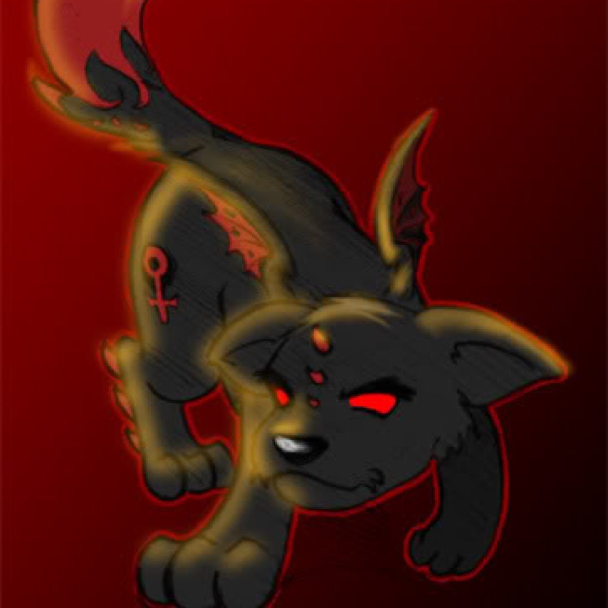 FlamePupWolf's profile picture. Hey Im Flame im a fire wolf pup. Mom is @mlp_clarewolph sister is @mlp_faith_ im shy at first but once you get to know me, im actually a very good friend.