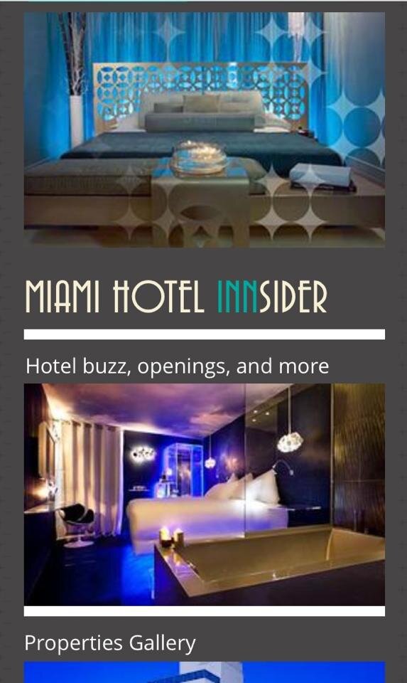 An Innsiders blog chronicling the Miami Hotel scene.