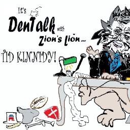 DenTALK!  Heaven's #political sidebar hosted by Zion's Lion, Tiddy Kinnidy! Topics are LIVE, guests not so much. :)  #darkcomedy #cartoon #Kennedy