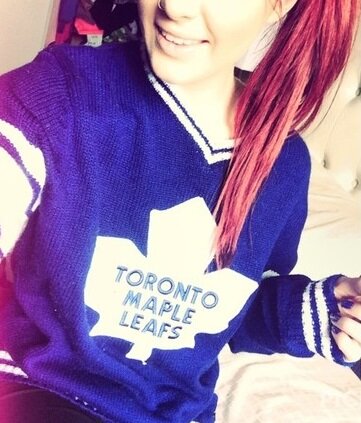 Canadian girl.  Hockey lover.  Leafs are my fave, but I love many more teams!