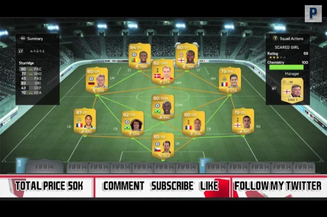 With the coins we make a briliant team! At the end we giveaway all the players to our followers!