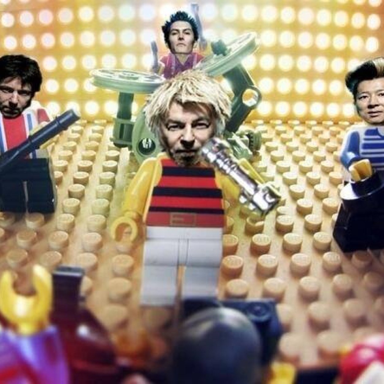 Lego UK Subs - 'I lego in a car!' Charlie Hodcarrier - vocals / Steve the Builder - guitar / Alvin Bricks - bass / Jamie Blockiver - drums