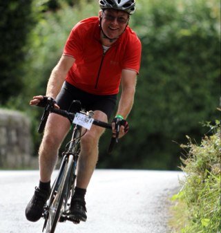 you never see a farmer on a bike - this one you do