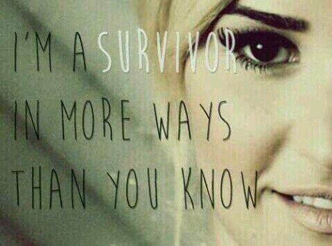 i just want to inspire people like so many people on twitter has inspire me and like demi lovato, she is saving me every single day♥