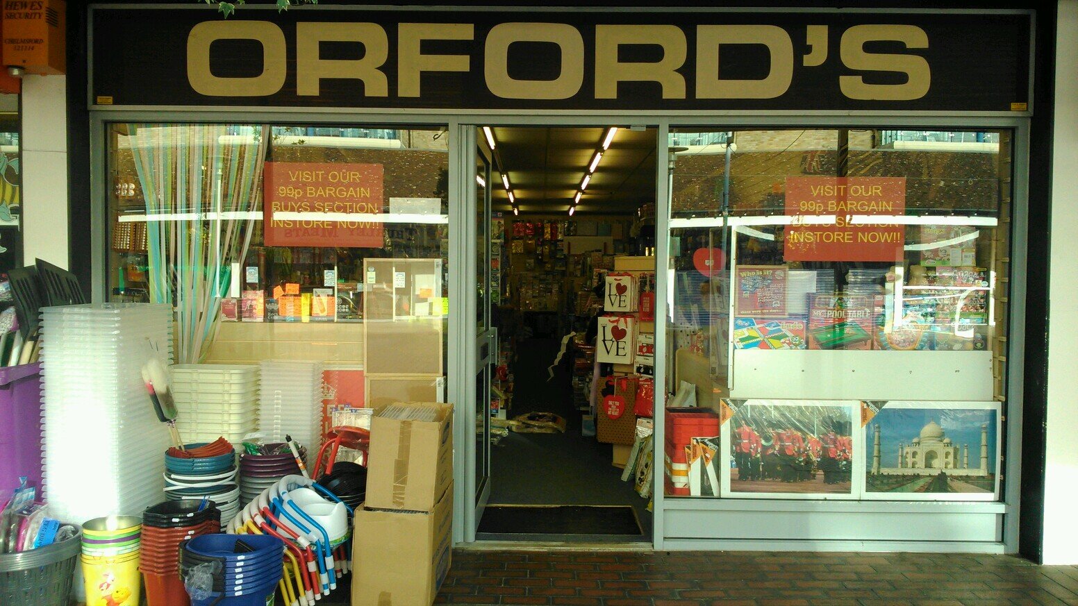 we sell everyday items at very reasonable prices. storage boxes, pet items, 99p section, homewares, diy items, toys, games, cards, gift wrap, stationery etc.