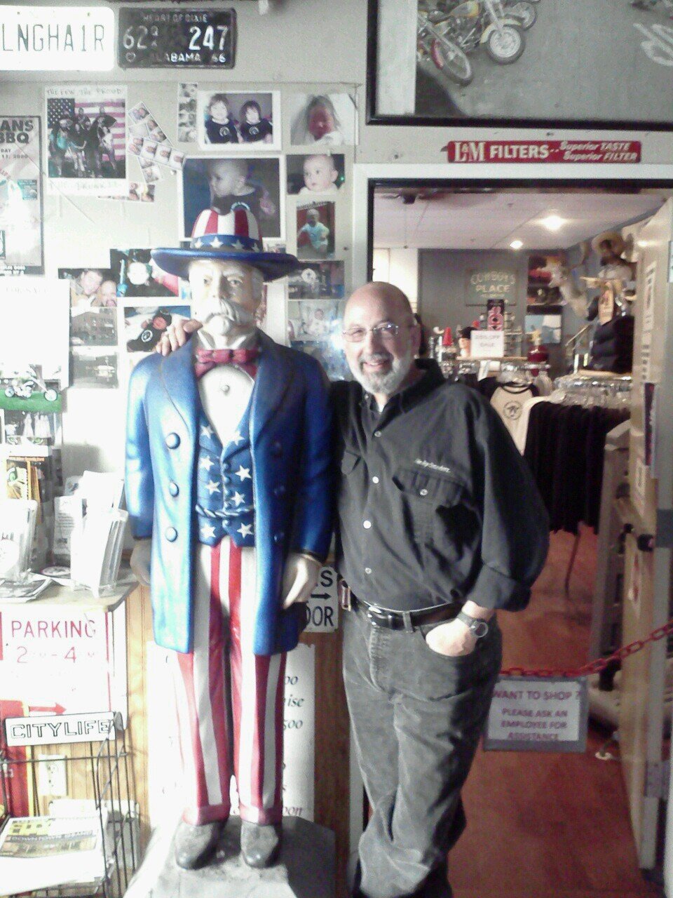 Retired military.  Veterans advocate. Harley rider. Uncle Sam's buddy.