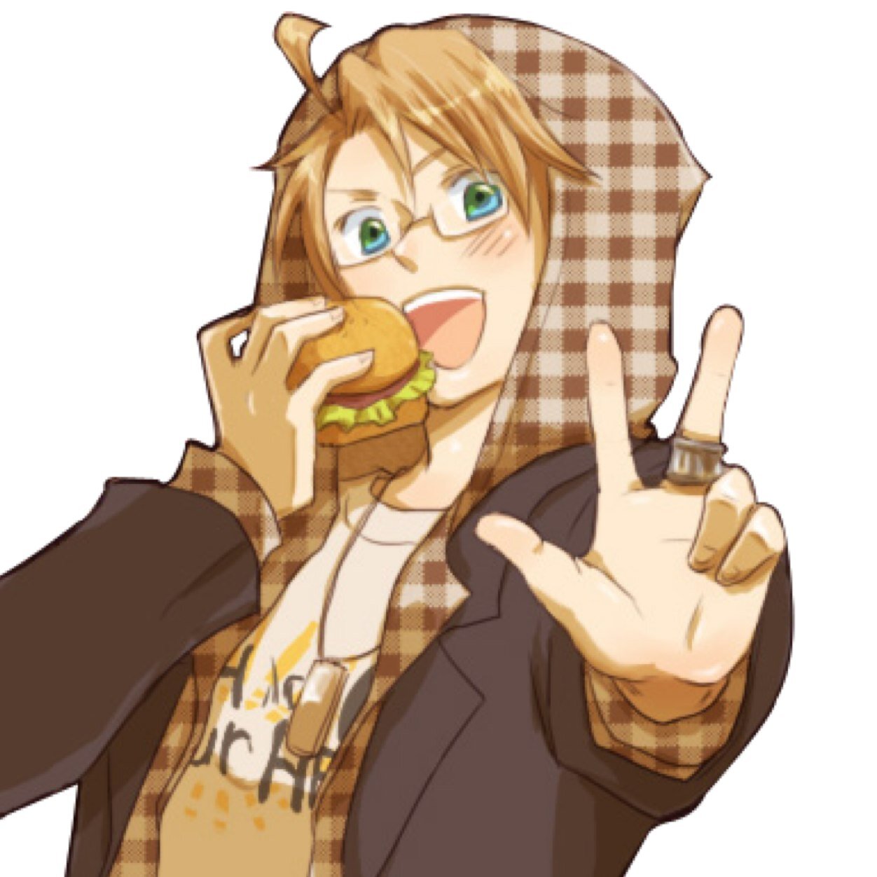 ninjahugger2's profile picture. My name is Alfred F Jones im also the hero and i like buggers just so you know